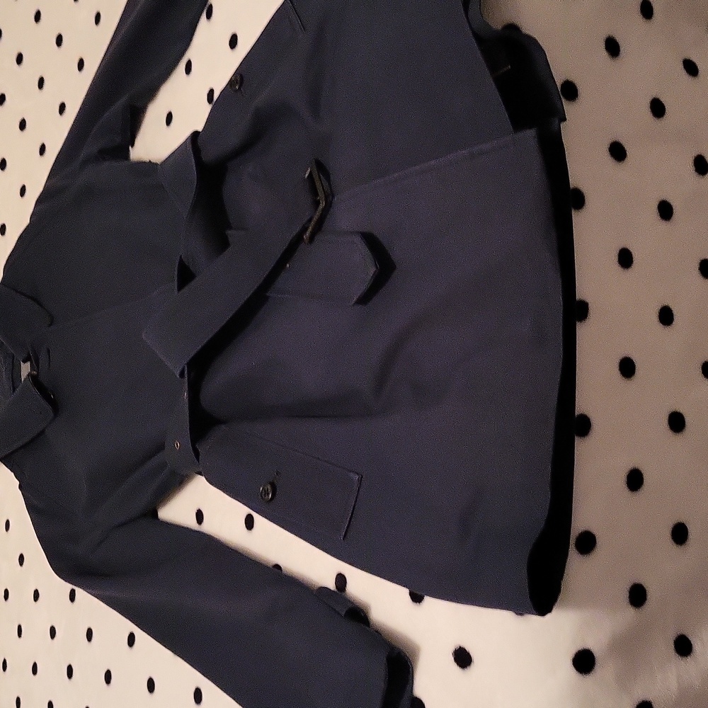 Burberry vintage navy  trench coat
